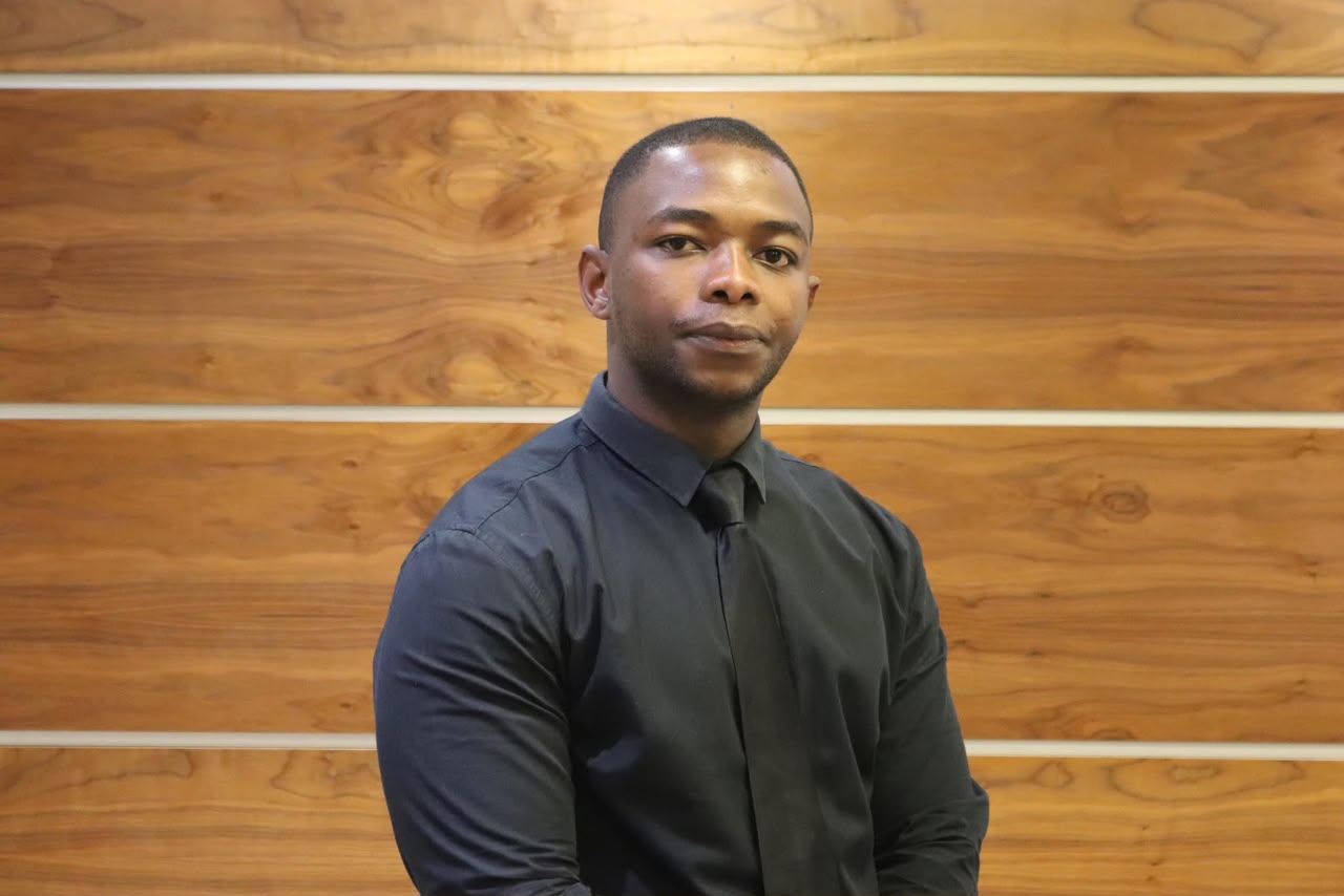 Tshepiso Kaibe in consultation at the firm's Johannesburg offices